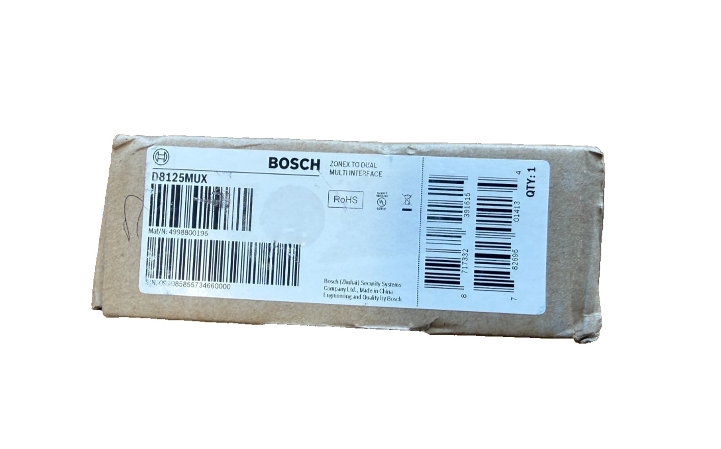 Bosch Security D8125MUX Expansion Module, Multiplex Bus Interface