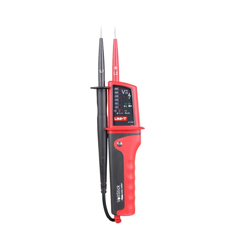 UNI-T UT15C Waterproof Digital Voltage Meter 24V~690V AC/DC Voltage Tester Tool