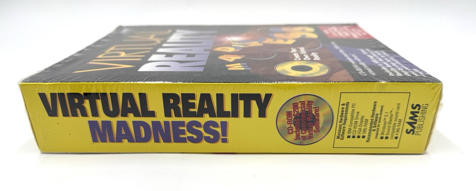 Virtual Reality Madness Vintage VR Software Sams Publishing Windows - NEW/SEALED