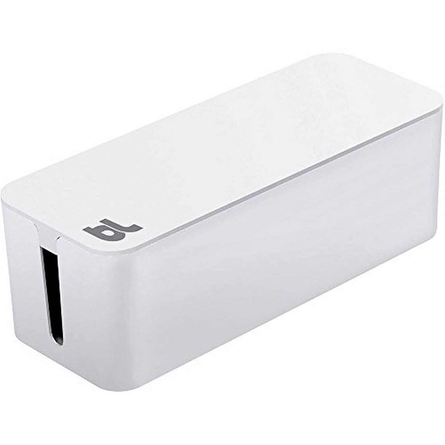 Bluelounge CableBox cable organizer hides messy, loose, tangled cables White ...