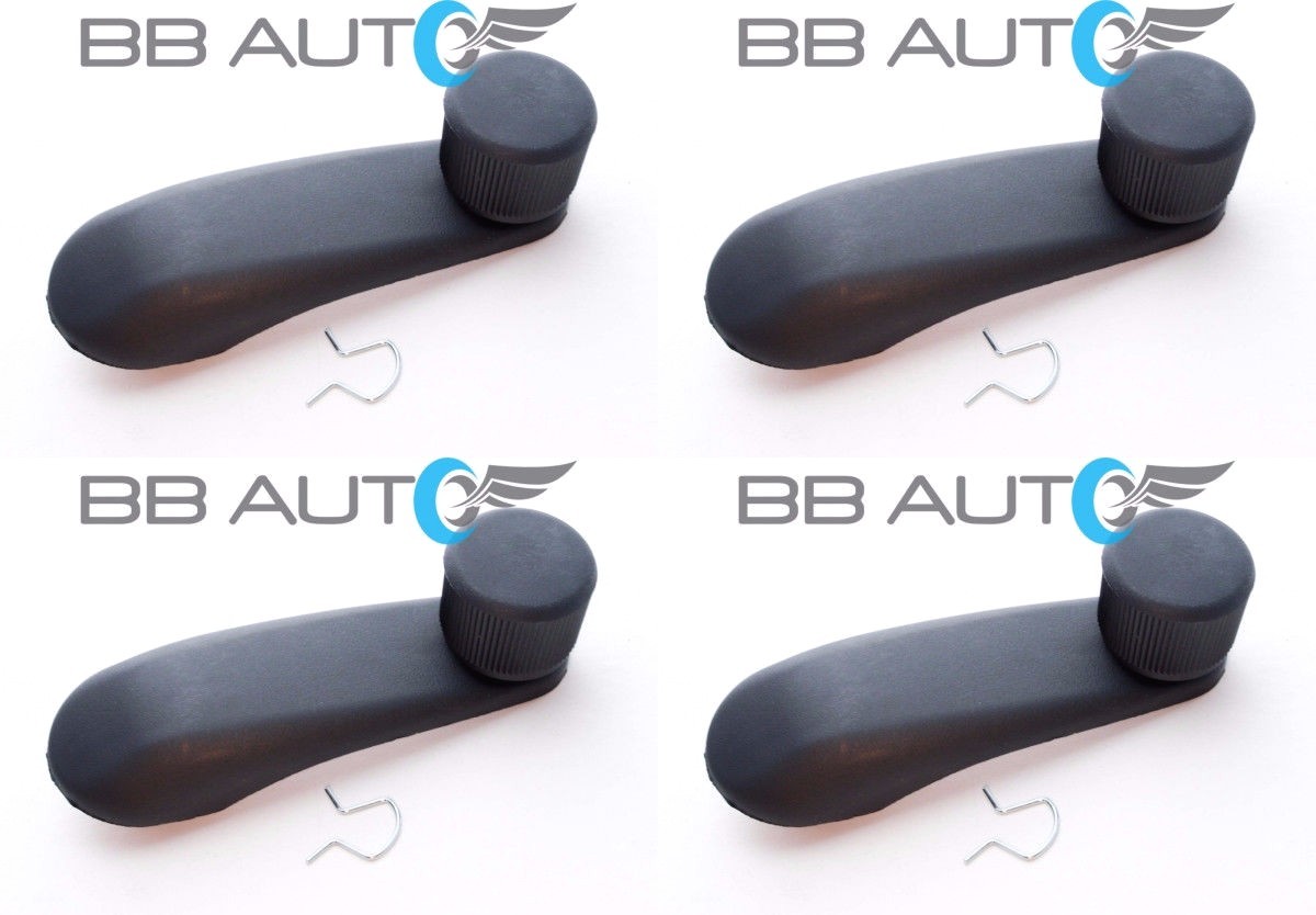 SET OF 4 INSIDE MANUAL WINDOW CRANK HANDLES FOR SILVERADO SIERRA AVALANCHE TRUCK