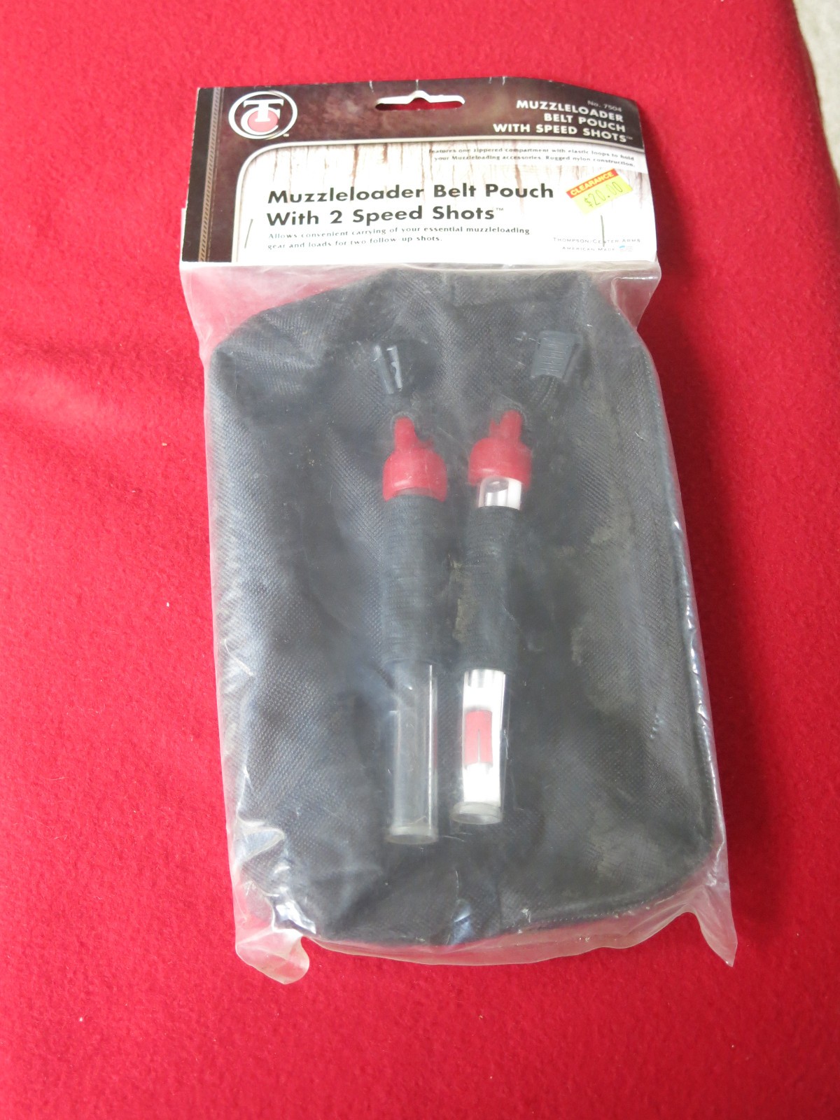 Thompson Center Muzzleloader Belt Pouch with 2-Speed Shots Great Price