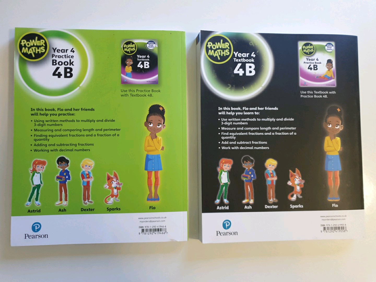 Power Maths Year 4 Practice Book & Text Book Bundle White Rose Maths Edition