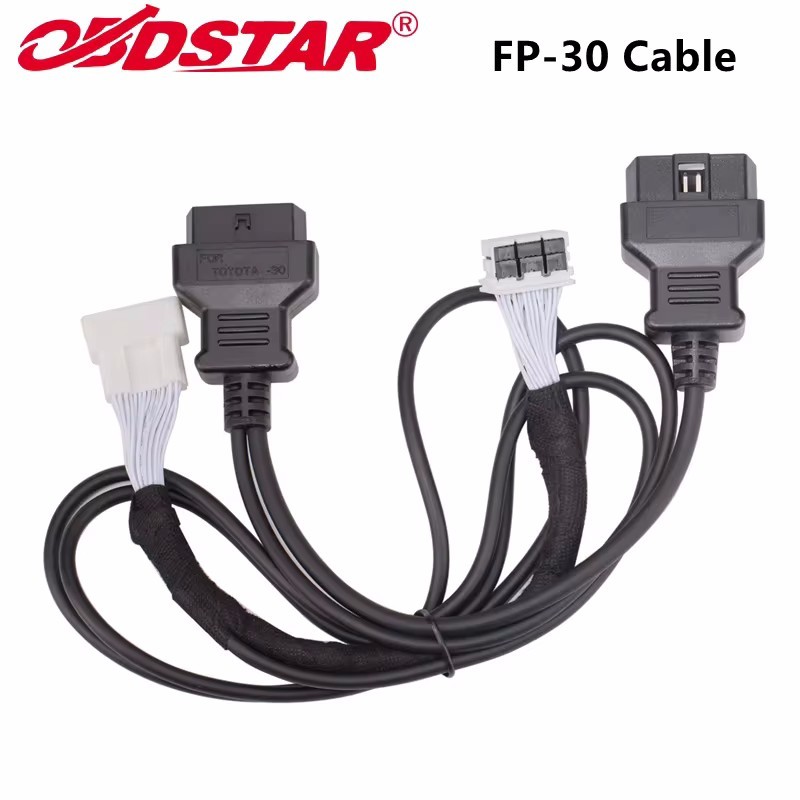 OBDSTAR FP-30 Toyota-30 V2 Cable For Toyota 8A-BA 4A-BA Add  Key All Keys Lost