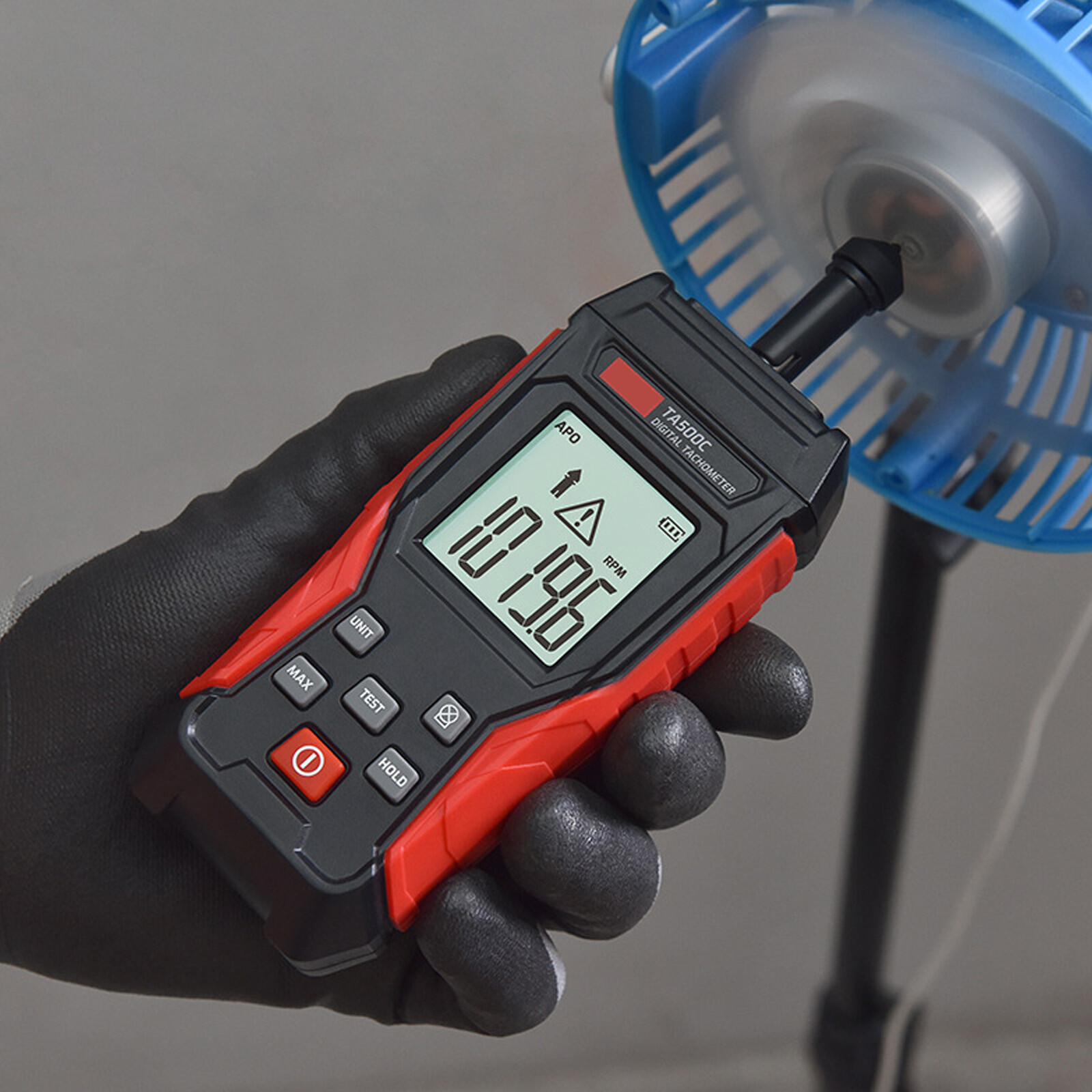 Robust NonContact Digital Tachometer Suitable for Small and Large Engines