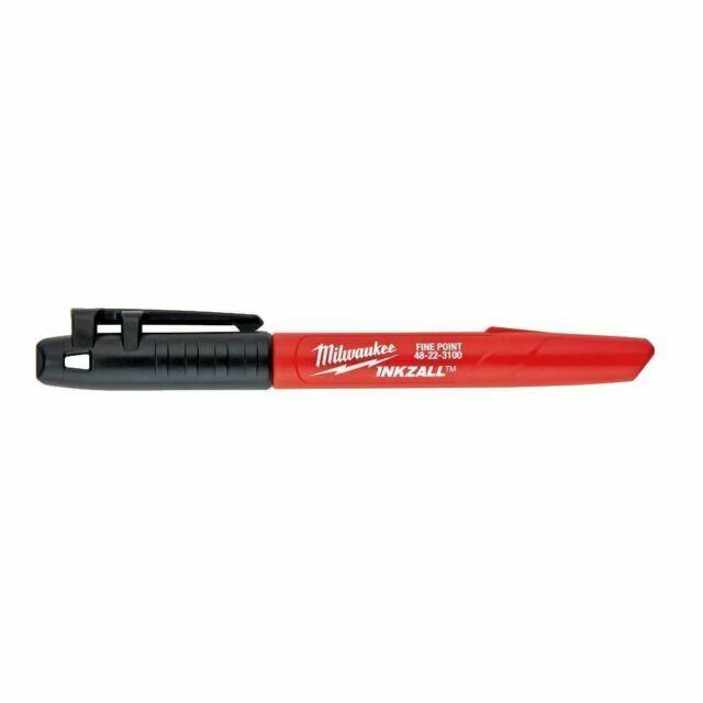 Milwaukee Inkzall Fine Point Marker - Black (48-22-3100)