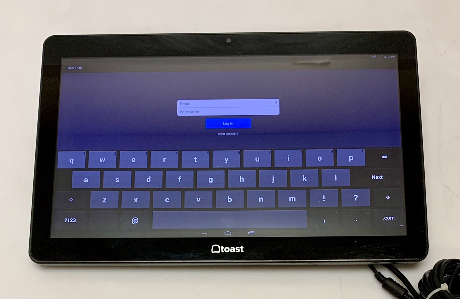 Elo MSM8690 Touch Screen Tablet W/ Toast POS, Ethernet & Power Adapter Cables