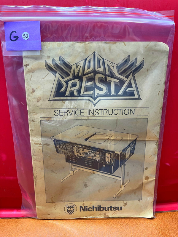 Moon Cresta ORIGINAL Arcade Game Operation/Repair/Service Manual  Nichibutsu G53
