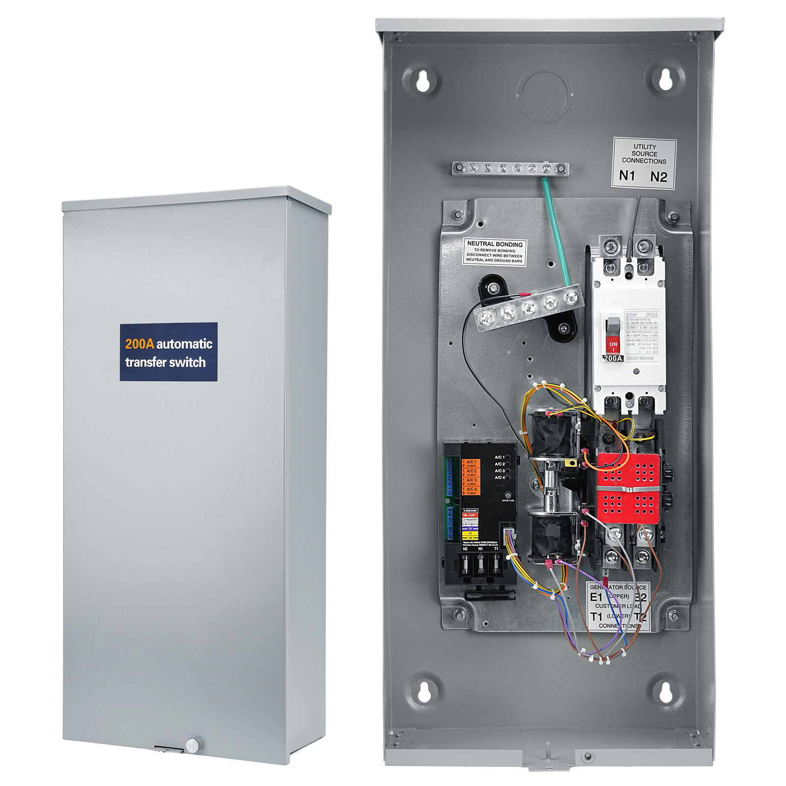200 Amp Automatic Backup Transfer Switch Outdoor New