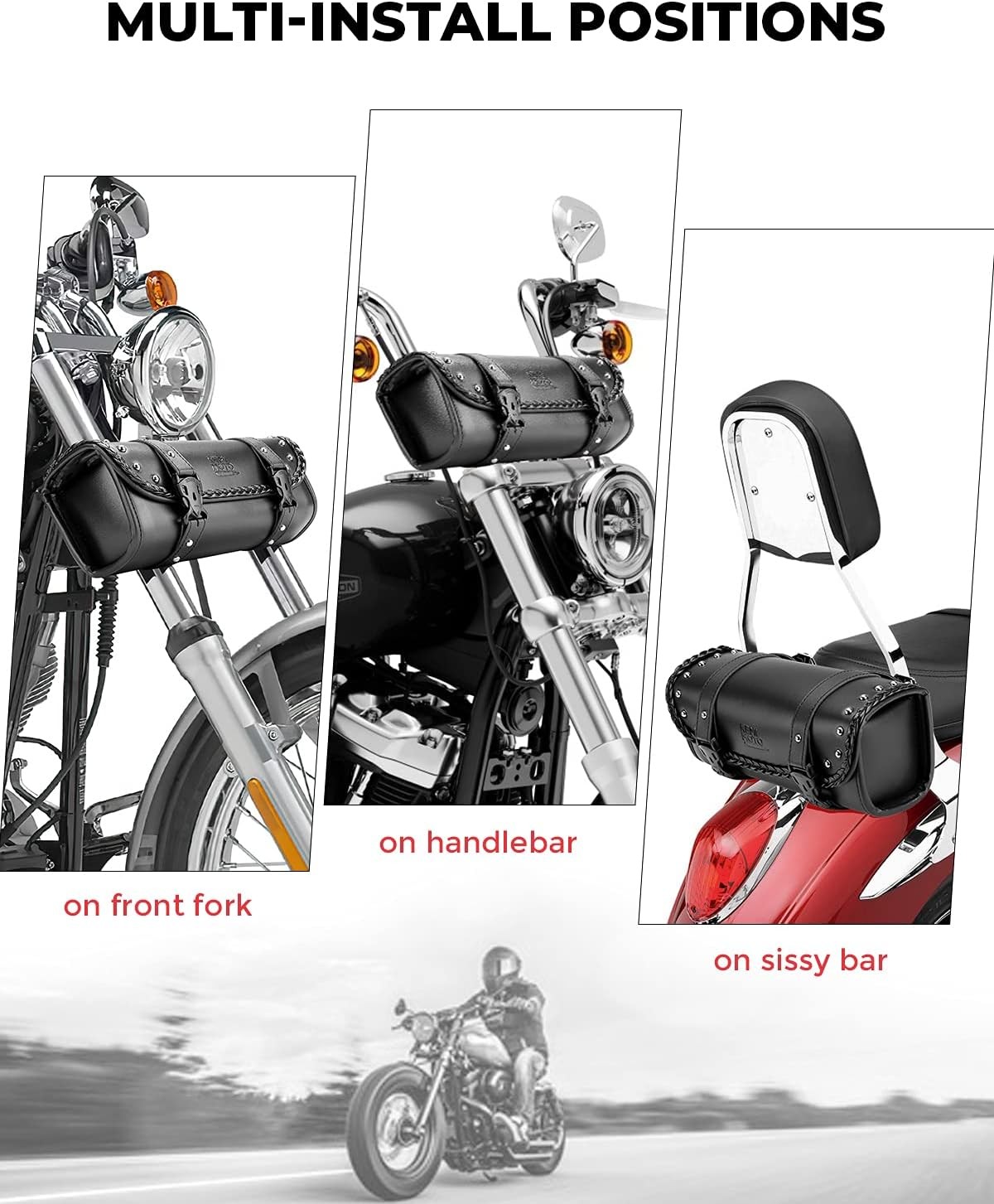 Universal Motorcycle Tool Fork Bag