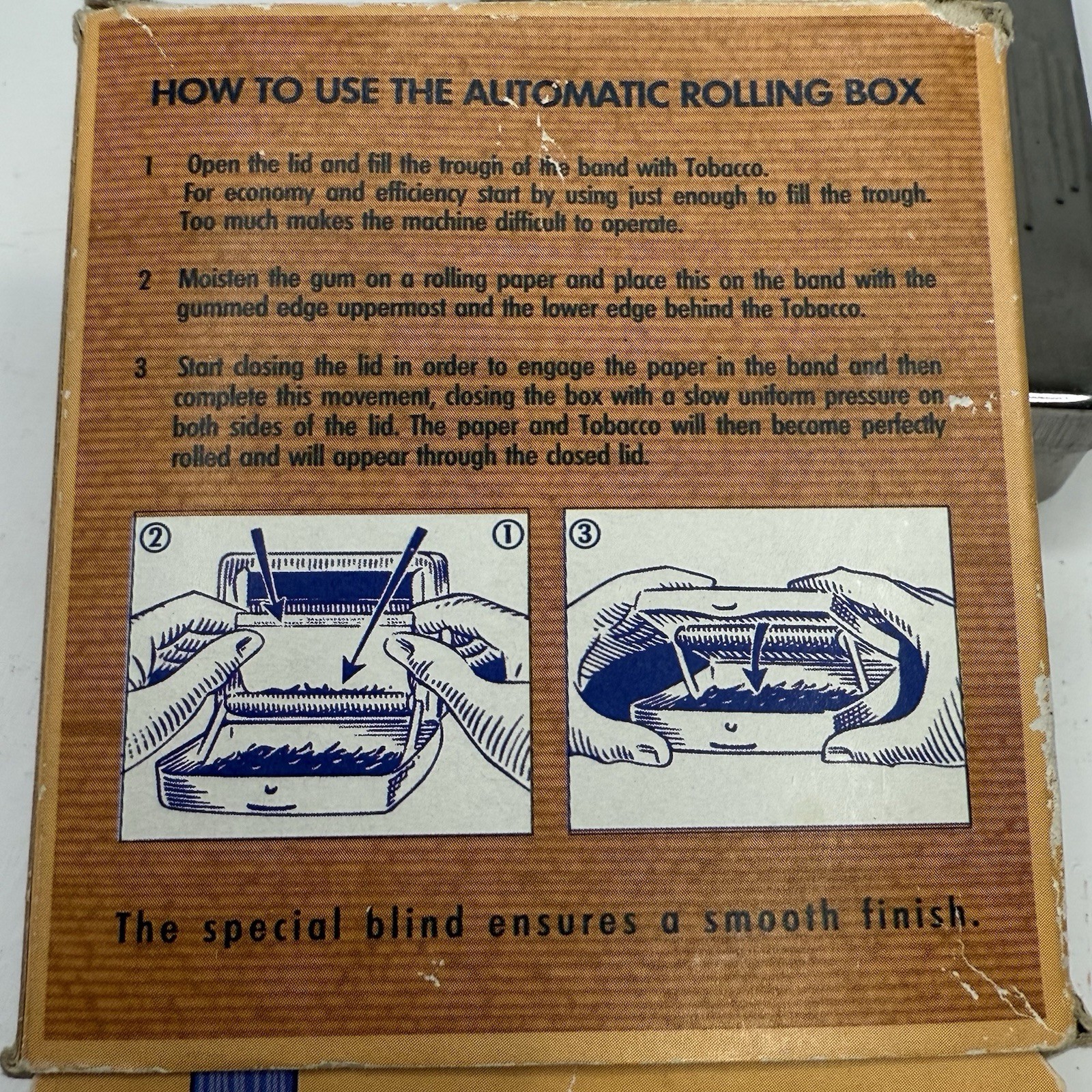 Vtg Rizla+ Extras Automatic Cigarette Rolling Machine Stainless Box - With Box