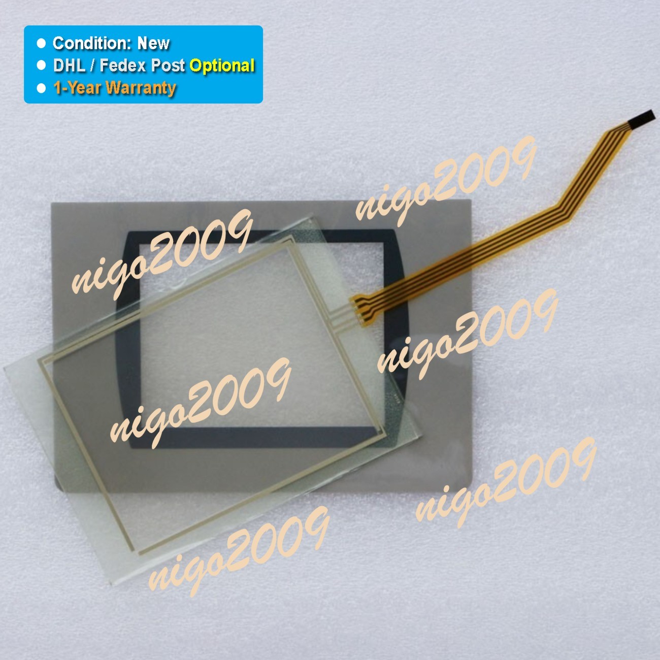 Touch Screen Panel Front Overlay Fit for PanelView C600 2711C-T6C 2711C-T6C/B