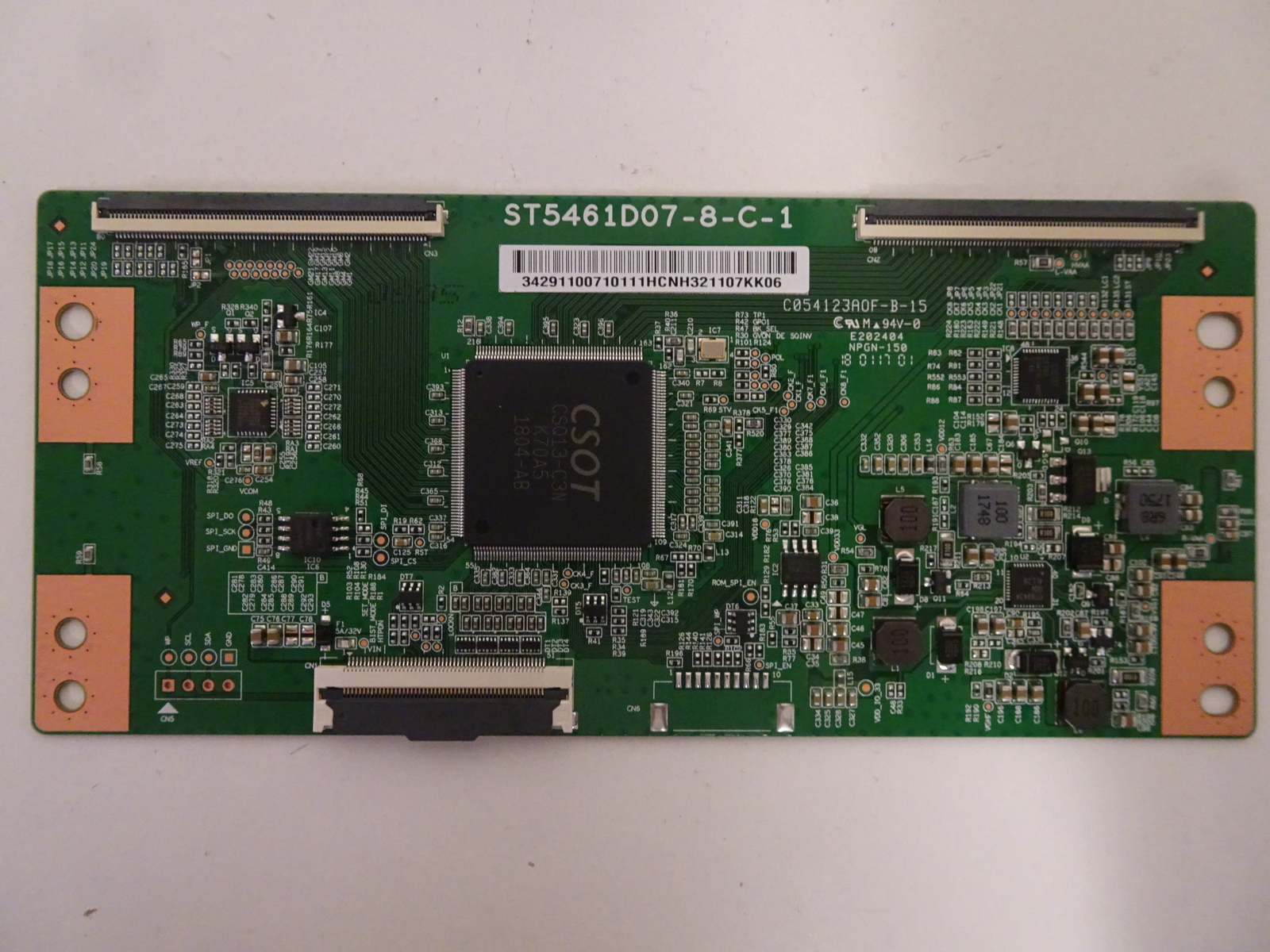 TCL 55S405TMAA T-Con Board (ST5461D07-8-C-1) 3429110071