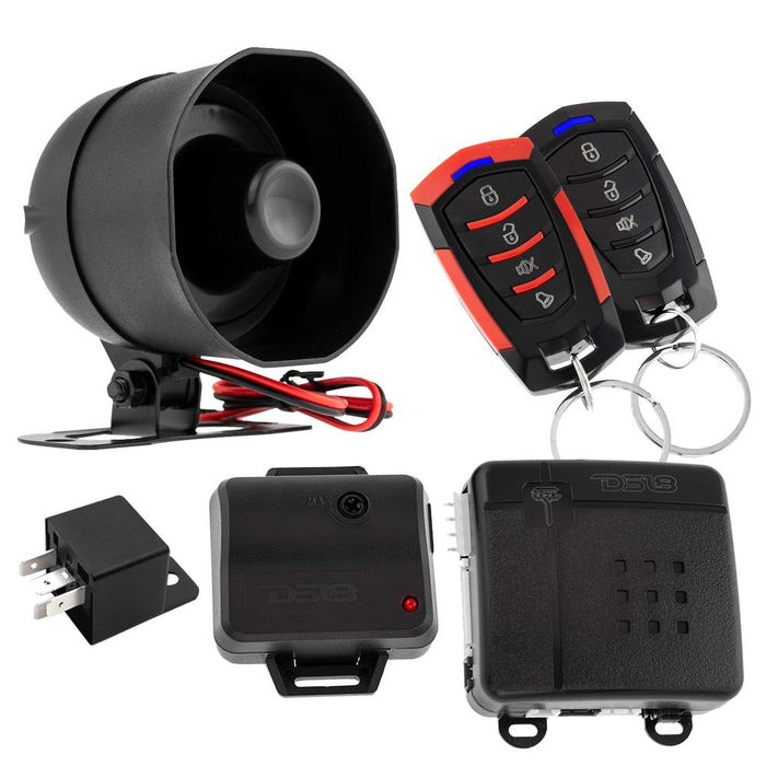 DS18 18SPORT 1-Way Car Auto Alarm System 2 Beepers (Liquidation)