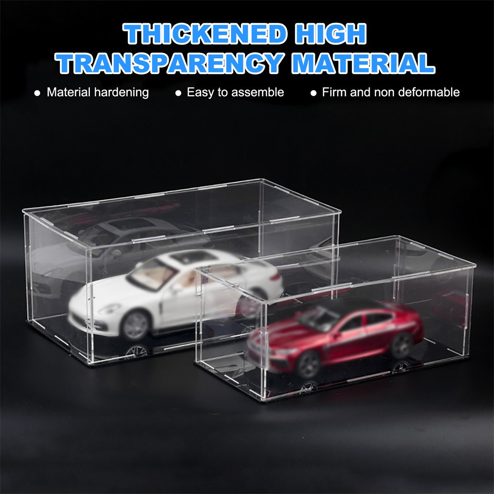 Acrylic Model Car Display Case 1: 24 Scale Clear diecast Display Boxes