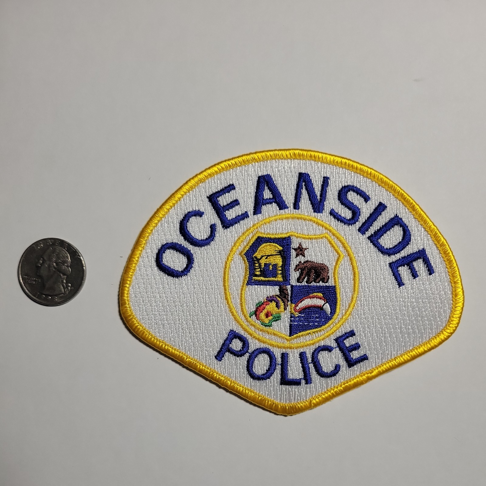 OCEANSIDE CALIFORNIA, CA, POLICE PATCH