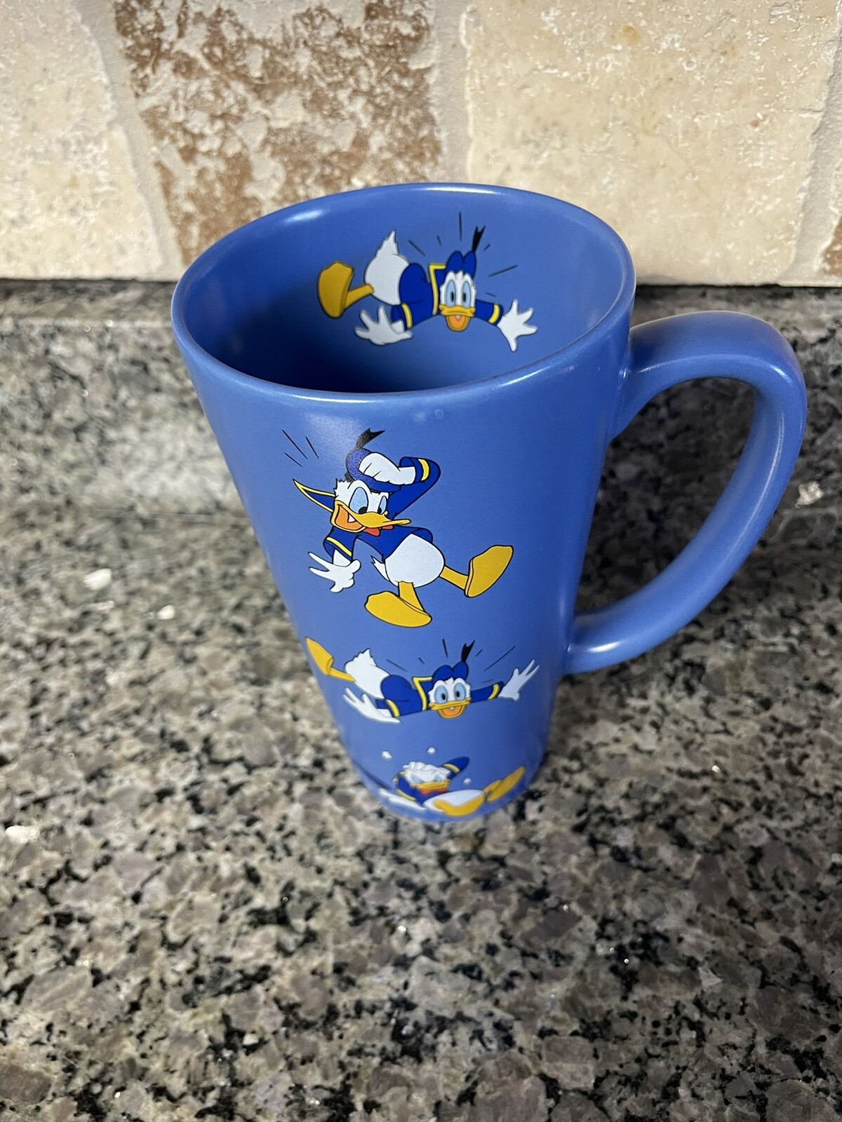 Donald Duck 16 Oz  Coffee Mug Disney Store Blue