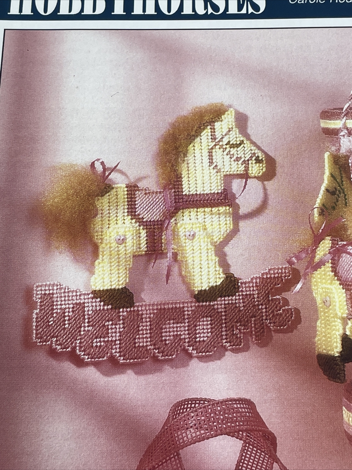 Hobbyhorses Mobile Tote Wall Hanging Annie's Plastic Canvas Pattern