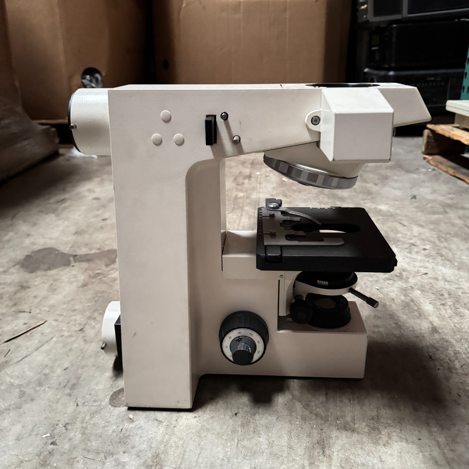 Carl Zeiss Axioskop EL-Einsatz 45 14 85 Laboratory Microscope | Incomplete