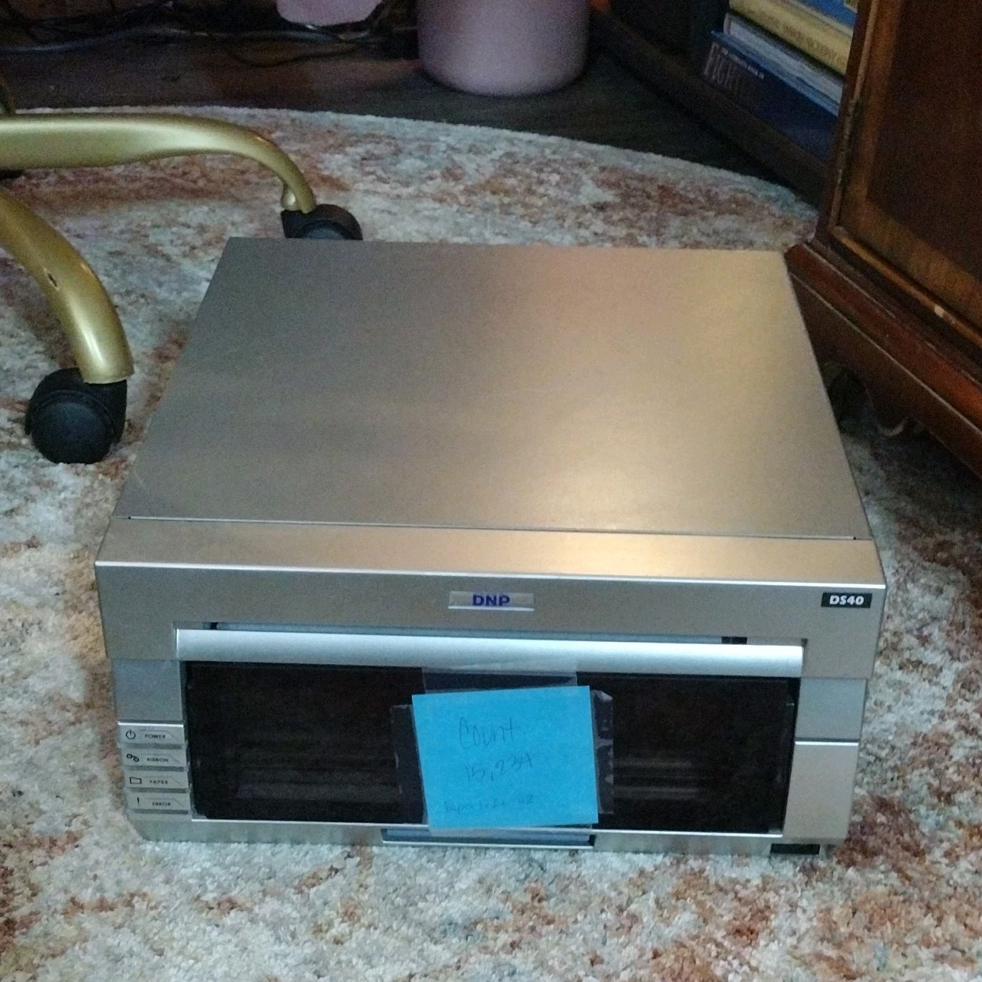 DNP DS40 Thermal Photo Printer, Model DS40 MPN DS40, Cord and Media Included 15k