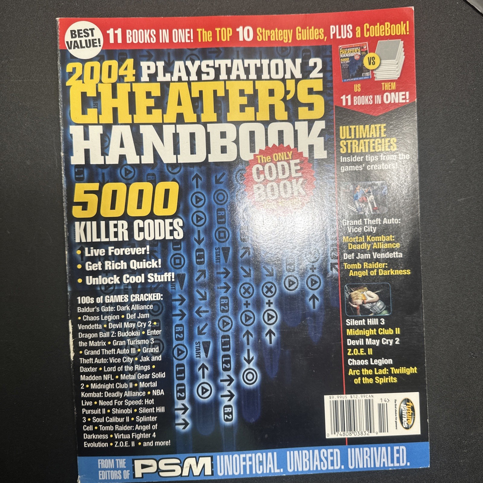 2004 PlayStation 2 Cheater's Handbook - 5000 Codes & Strategies, PSM Special Edi