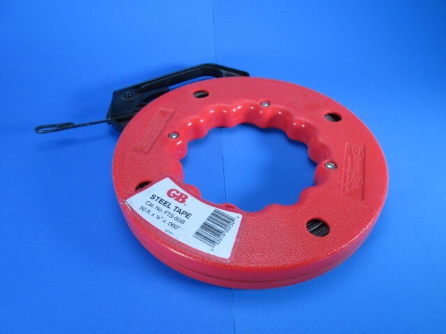 GB Gardner Bender 50' Steel Fish Tape FTS-50B 1/8" x .060" **Free Shipping**