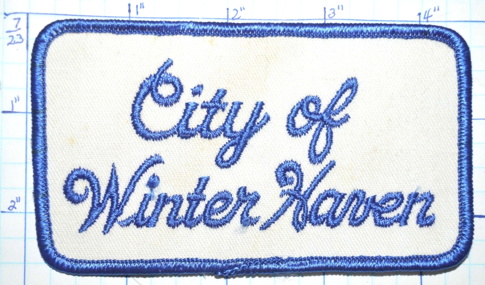 FLORIDA, CITY OF WINTER HAVEN VINTAGE SOUVENIR EMPLOYEE? PATCH