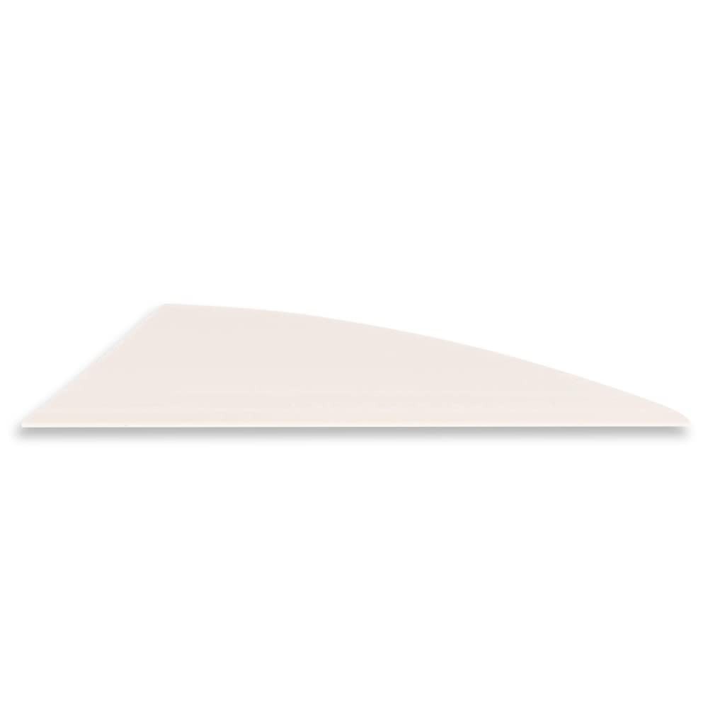 Tac Vanes 2.75" x .48" Driver White Polymer Fletching Vane - 80TAC-0360108-1017