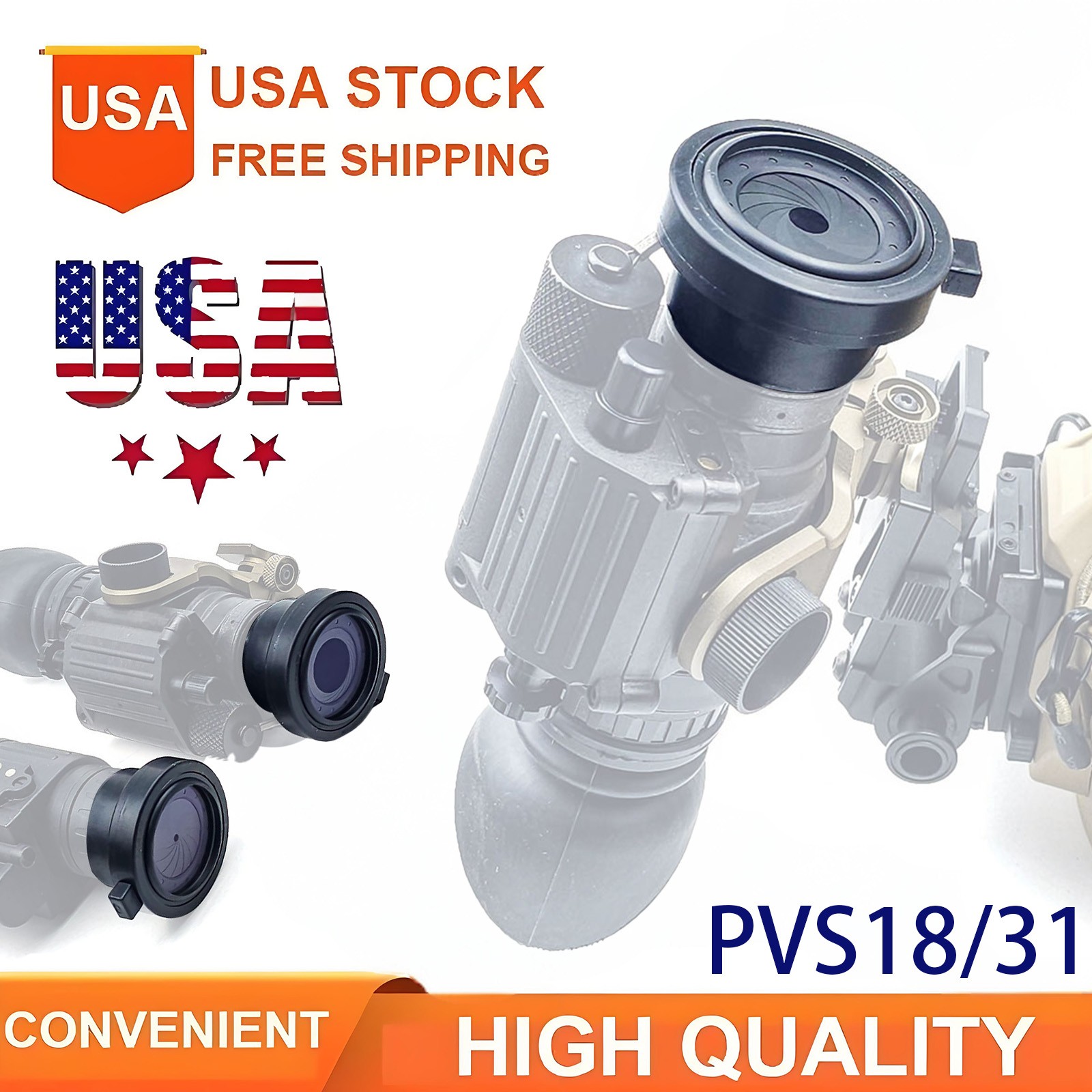 PVS14 Iris Aperture Lens Cover For PVS31 PVS-18 PVS-14 NVG Cap Accessories US