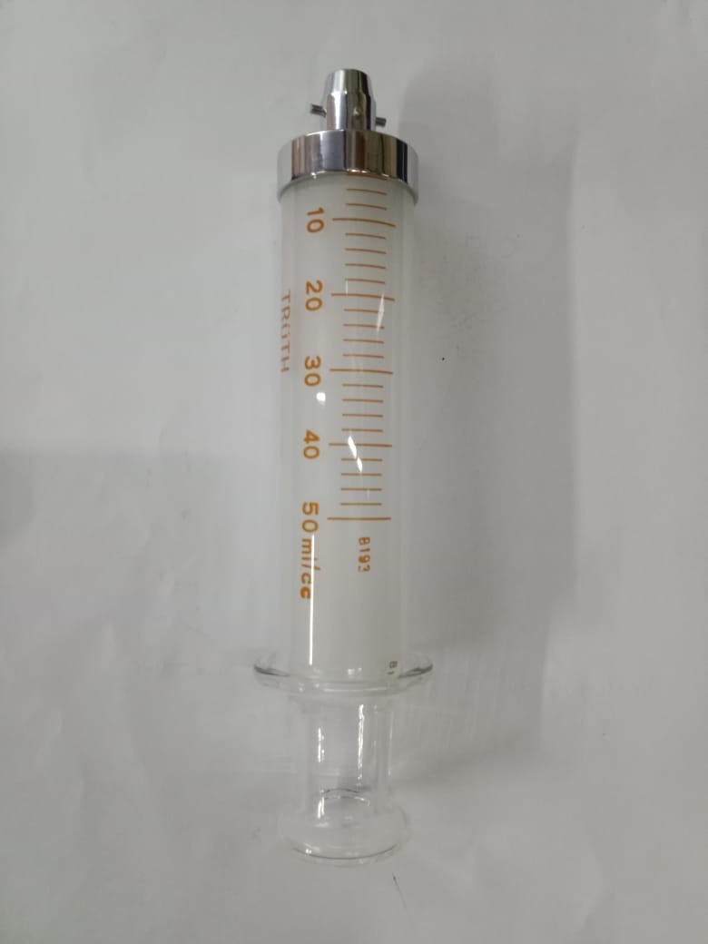 4A Olympus Glass Toomey Syringe 50ML