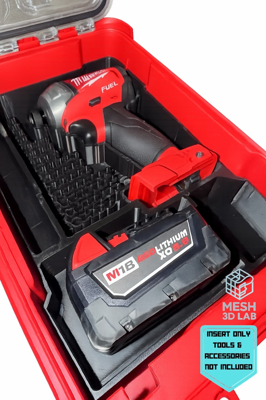 Fits Milwaukee M18 2760-20 SURGE Hydraulic Driver PACKOUT Insert (Insert Only)