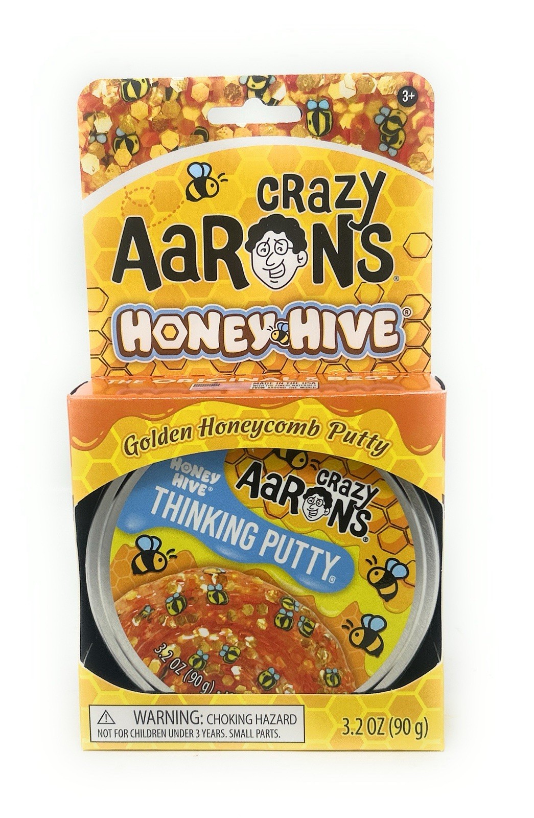 Crazy Aaron's~HONEY HIVE GOLDEN HONEYCOMB PUTTY 3.2oz~NEW/IN HAND!