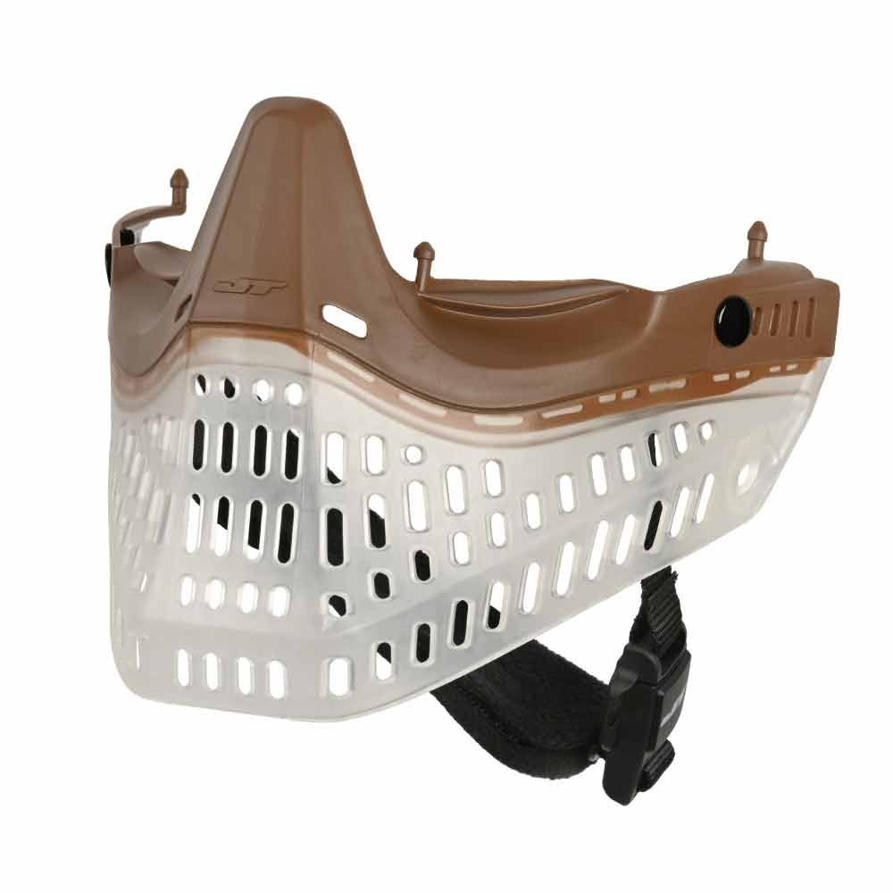 JT Paintball Proflex Spectra Ice Clear Skirt w/ Brown Nose