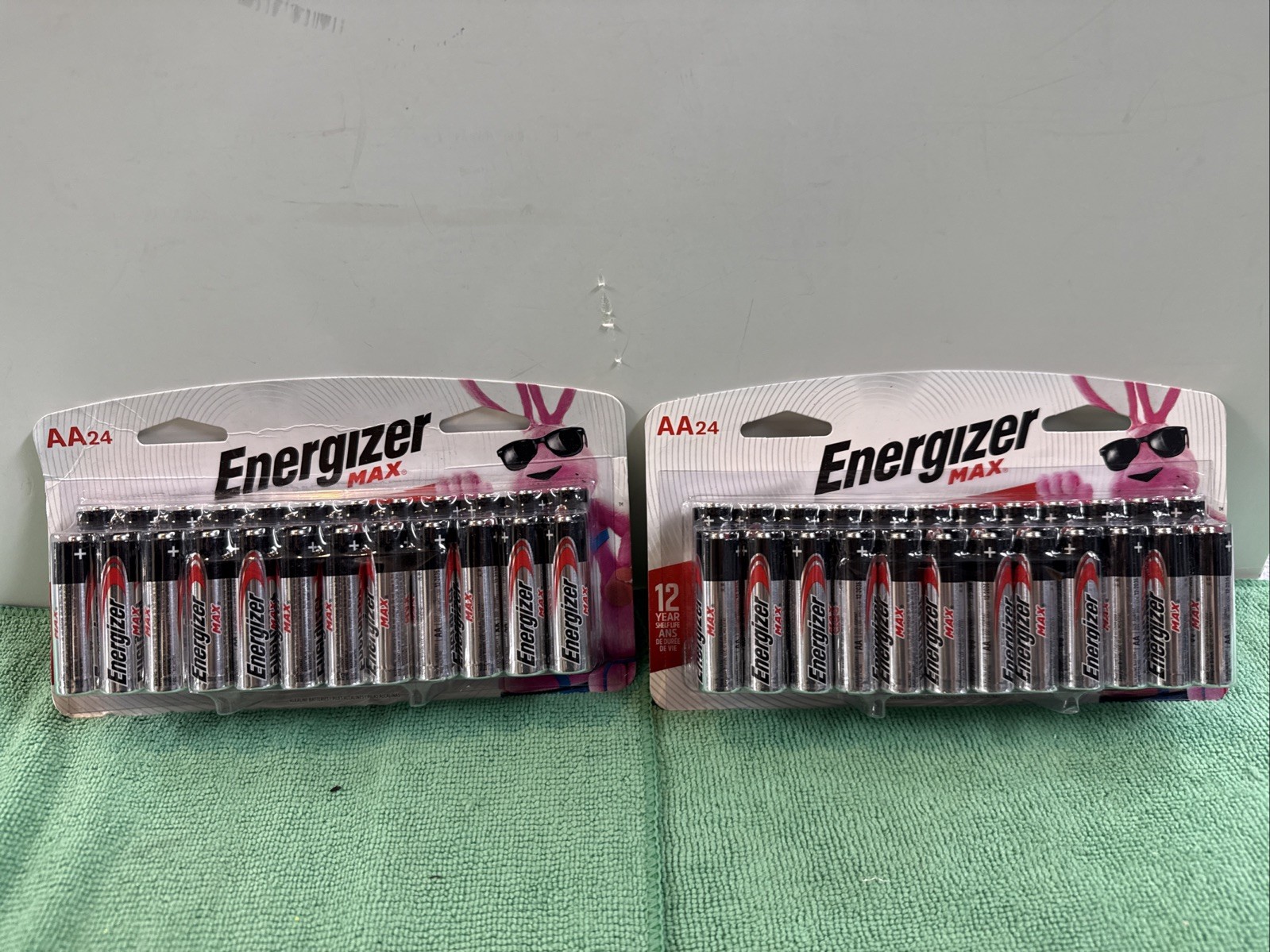 Lot of 2- Energizer Max 24AA Pack Batteries  48 Total Expires -12/2036