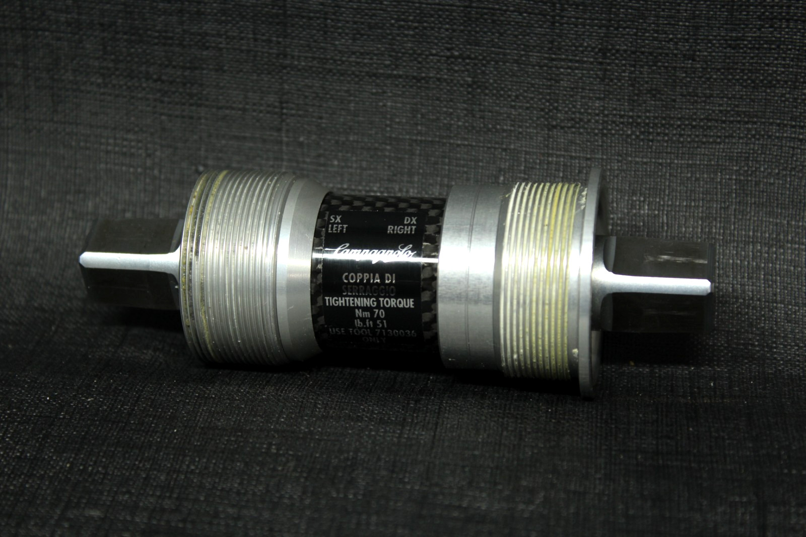 FANTASTIC Campagnolo Record Carbon Square Taper  Bottom Bracket English 112mm BB