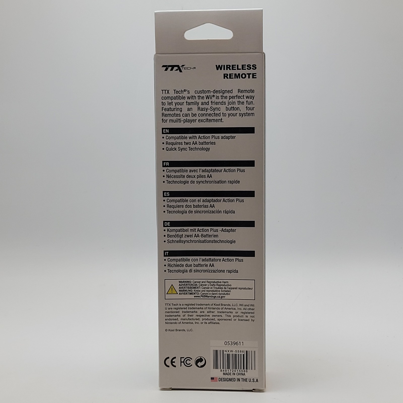 Wii Remote Controller Built-In Action/Motion Plus For Nintendo Wii+Wii U + Strap