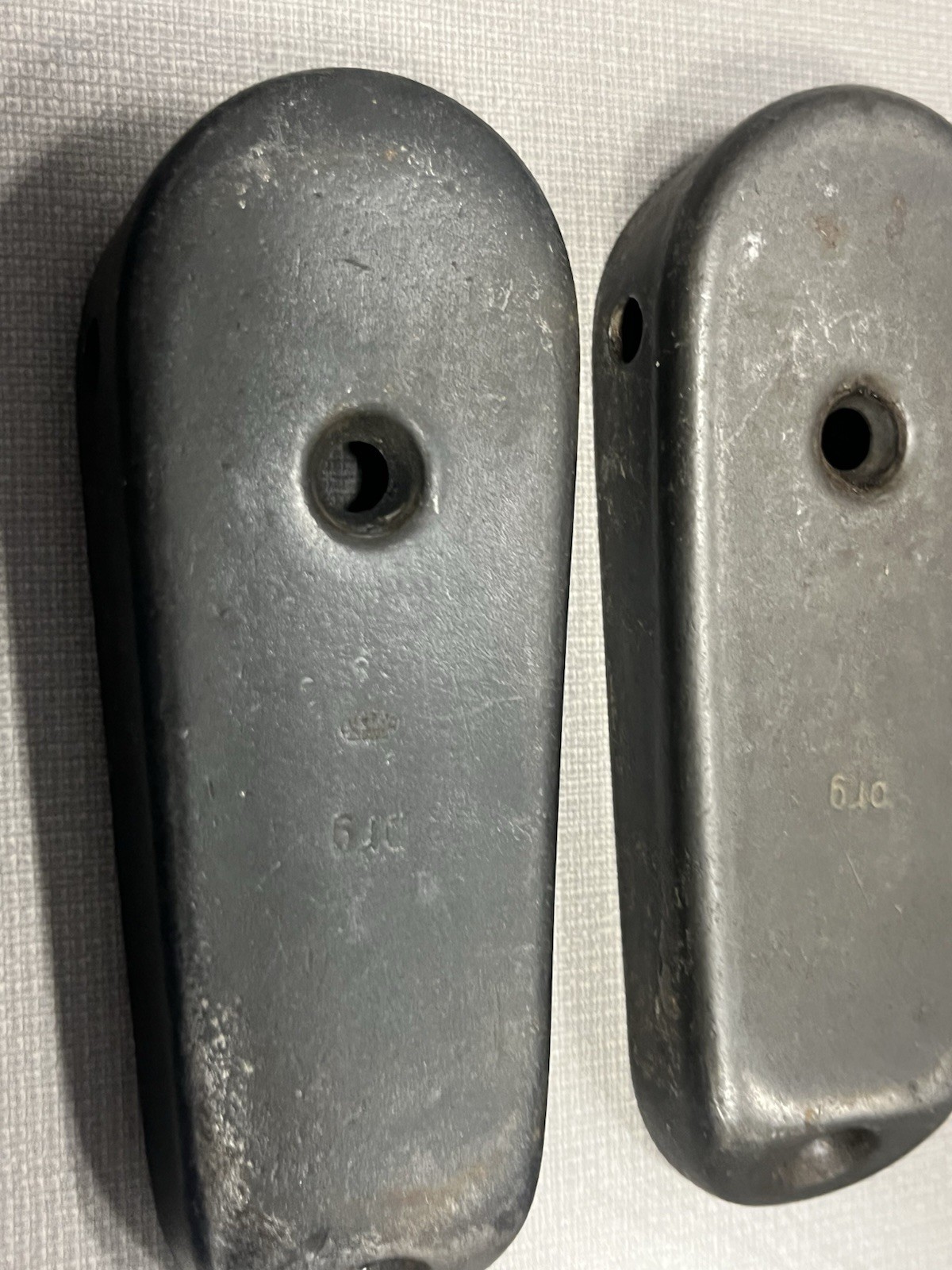 4x Original WW2 German K98k K98 Gew98 Stock Butt Plate & Screws Parts Lot