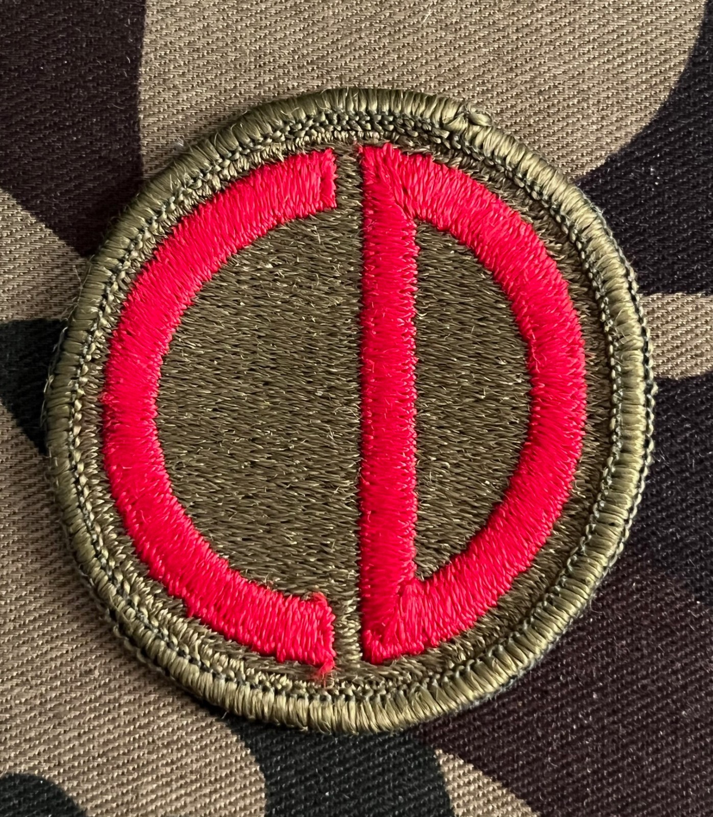 US ARMY 85TH INFANTRY DIVISION FULL COLOR MERROWED EDGE PATCH