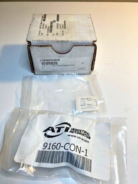 ATI INDUSTRIAL AUTOMATION 9160-CON-1 SHOCK SENSOR PROX CONNECTOR NEW