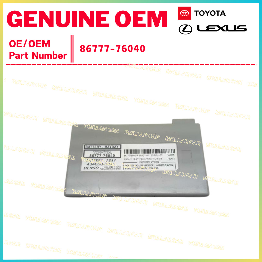 TOYOTA Genuine OEM attery, mayday 8677776040, 86777-76040