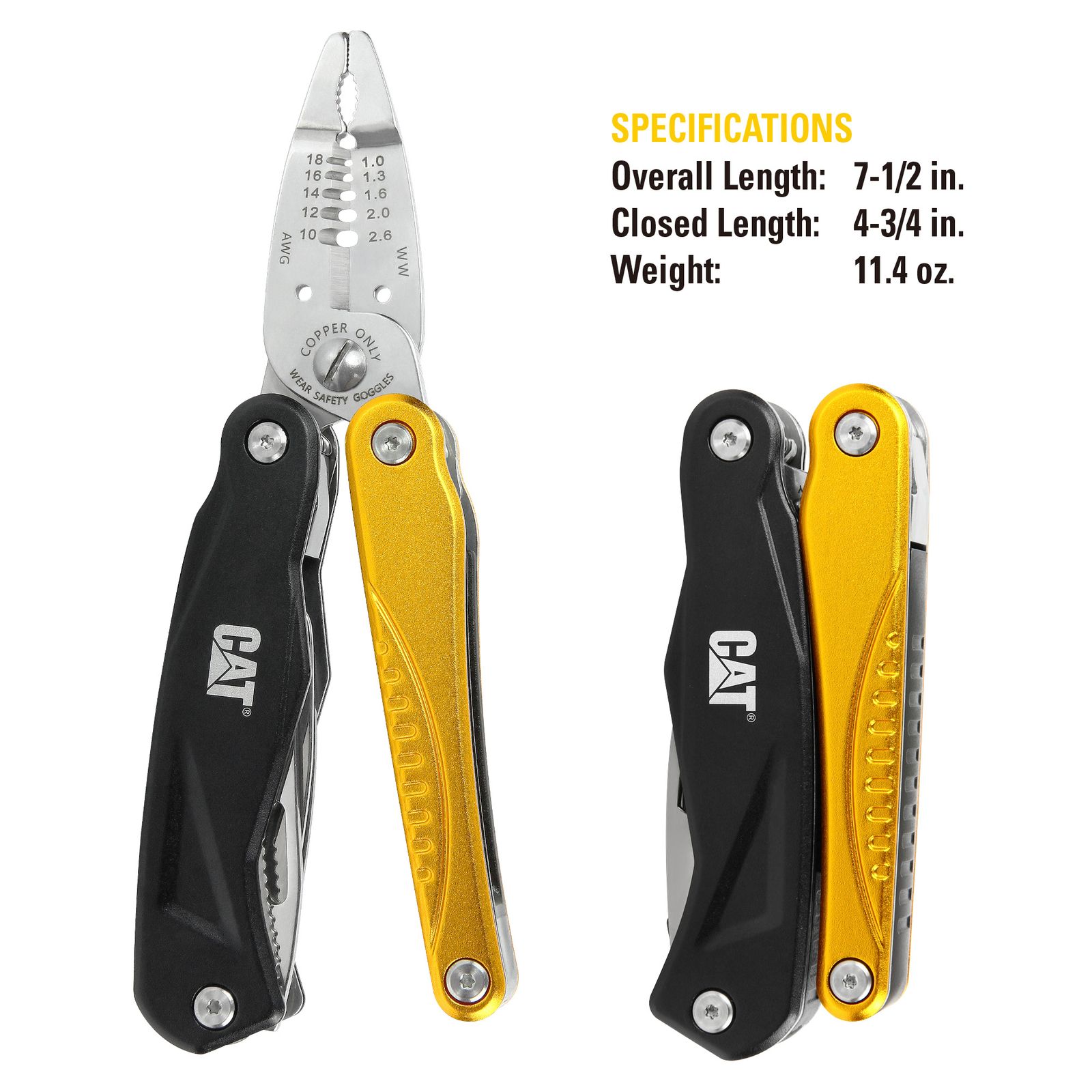 Cat 14-in-1 Multi-Tool with Sheath - 980104