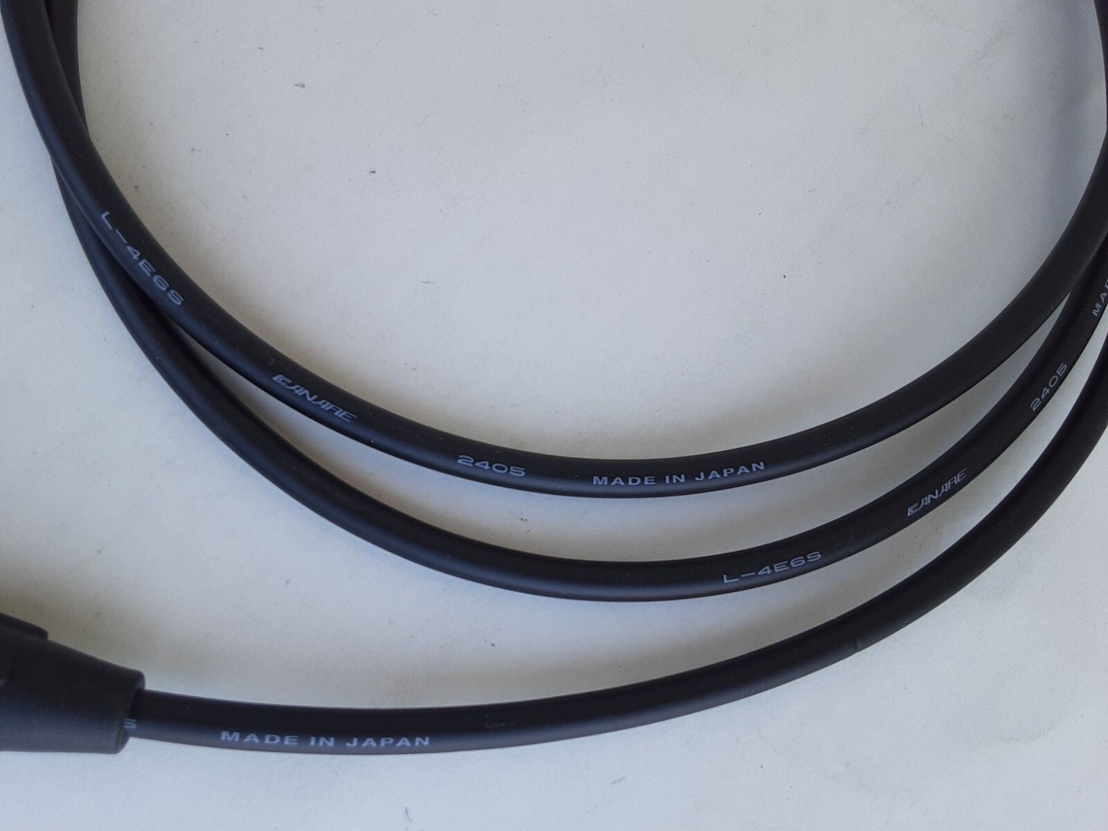 CANARE BLACK QUAD MICROPHONE MIC CABLE NEUTRIK XLR 3 FT