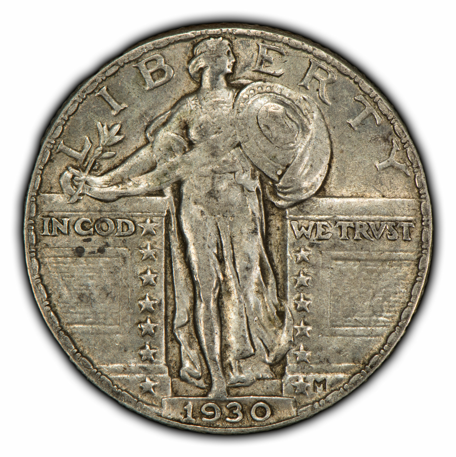 1930 25c Standing Liberty Quarter - Luster - SKU-Z1022