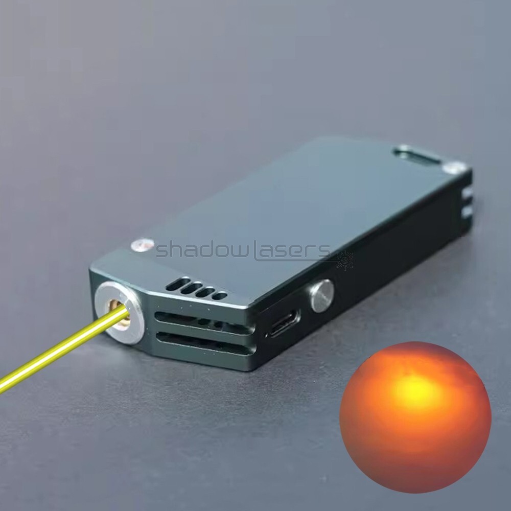 YD2 Fixed Focus 593nm Yellow Laser Pointer Laser Pen