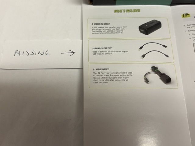 DONGAR Dashcam adaptor DCA-12T TOYOTA/LEXUS