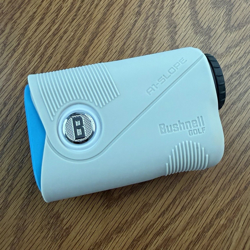 Bushnell A1-Slope Golf Laser Rangefinder Slope Switch Magnetic White/Blue