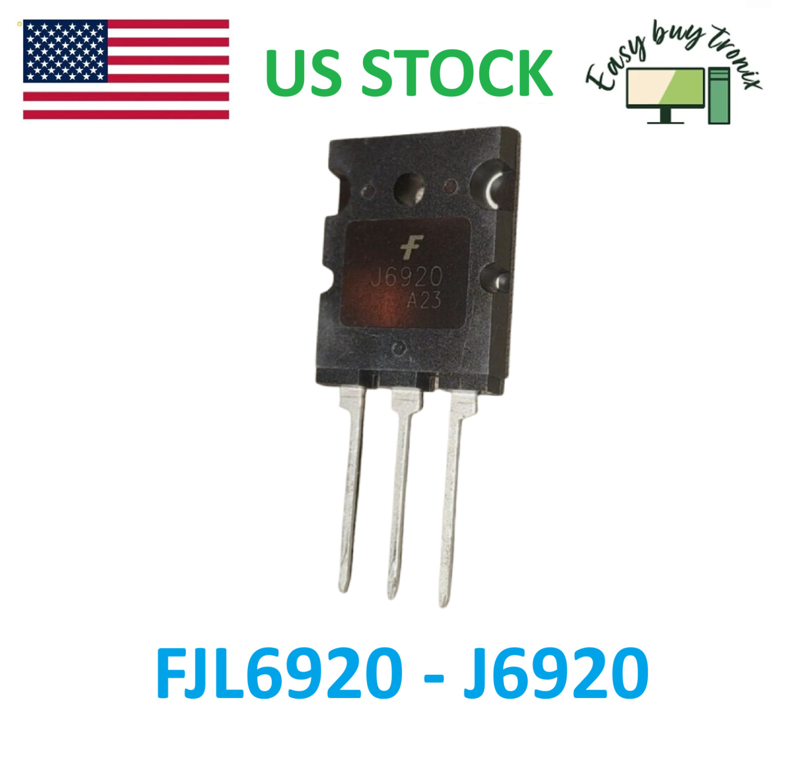 2Pcs FJL6920 J6920 TRANSISTOR TO264 (US Stock) Fast Free Shipping