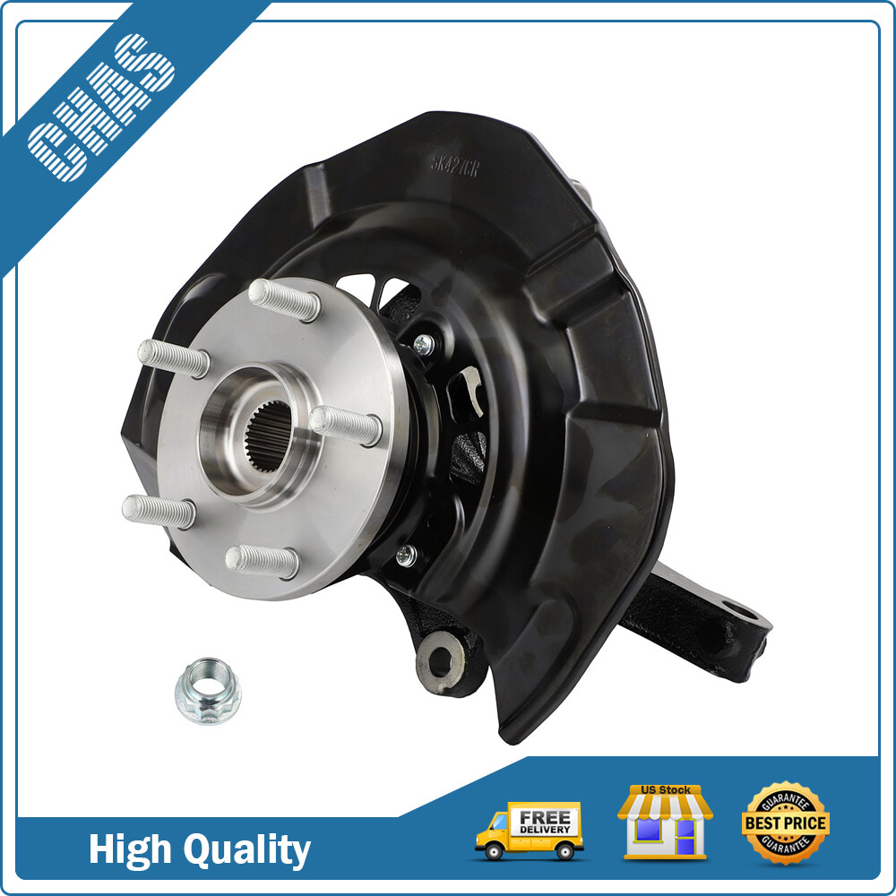 Front Right Steering Knuckle & Wheel Hub Bearing For Toyota Highlander 2004-2007
