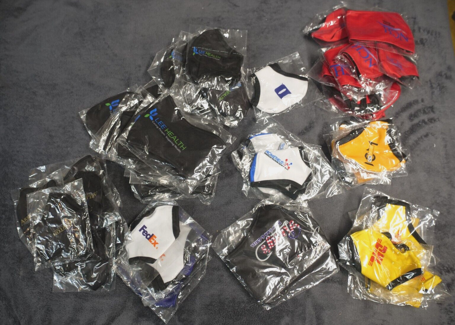 Lot OF 57 Adult Face Mask Reusable Washable Several Brands DHL Fedex Life Health