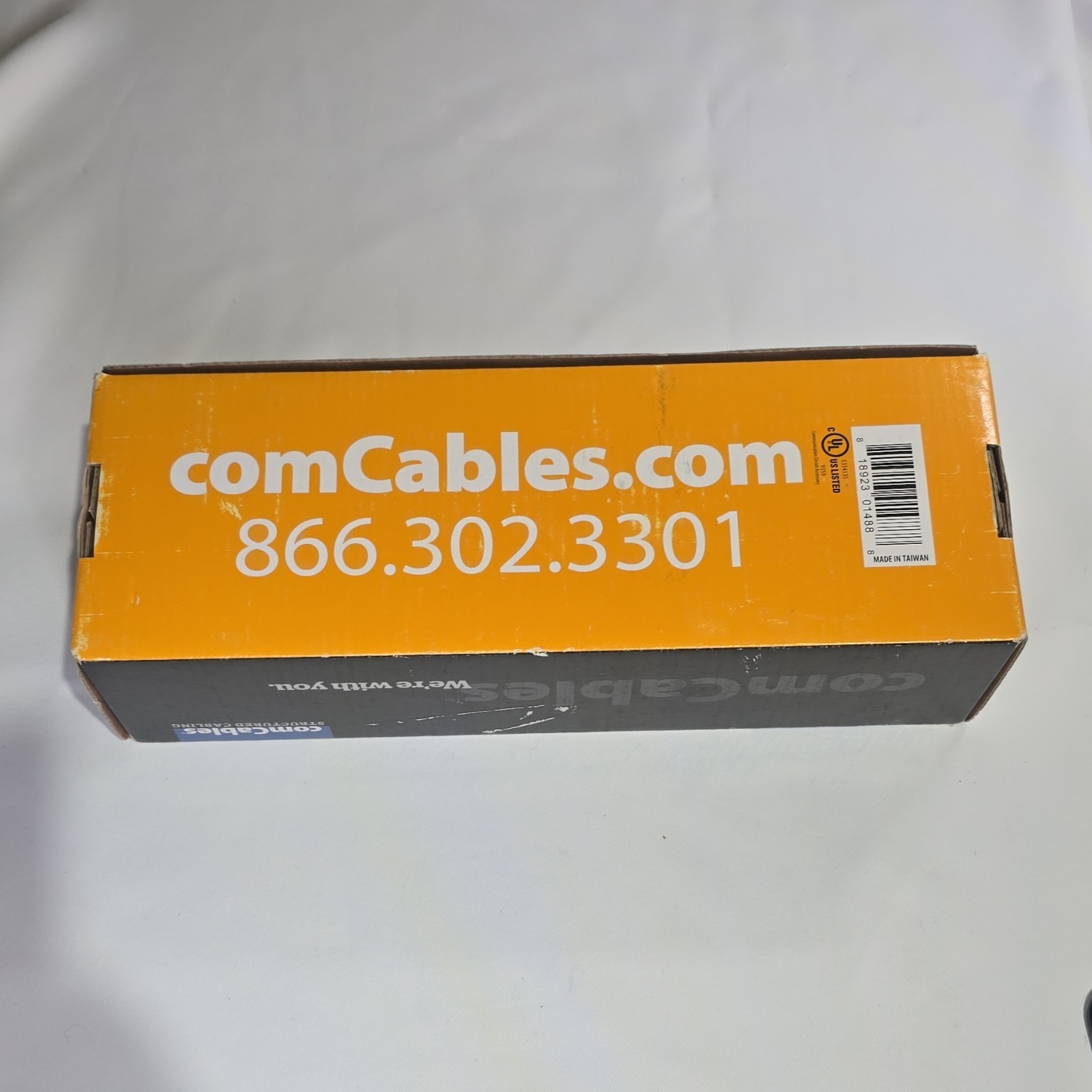 comCables Cat 6 12 Port Mini Patch Panel with 89D Bracket PP-C6-12M-C
